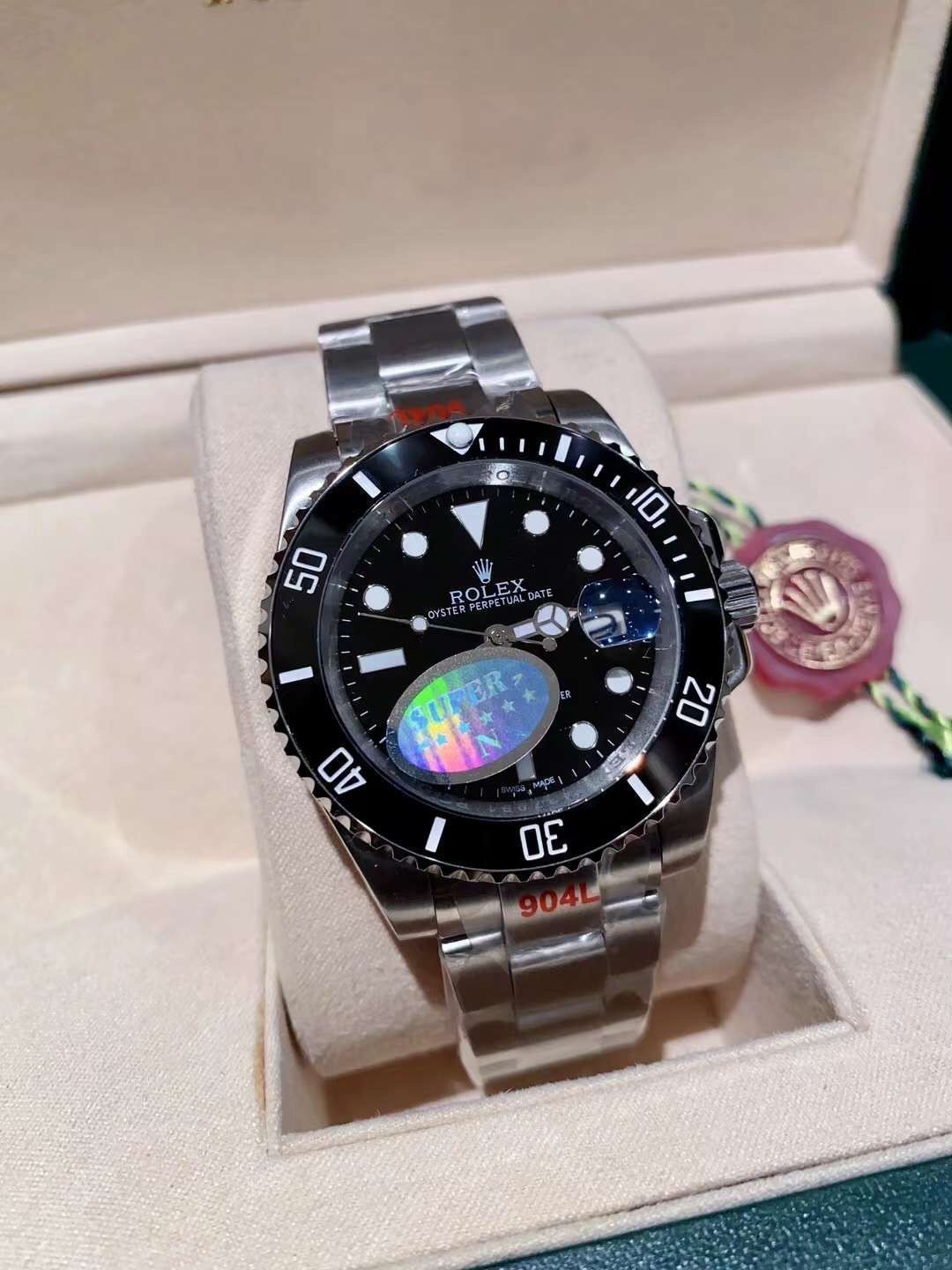 【今日特価】Rolex 人気爆発！ ブラックウォーターゴースト & グリーンウォーターゴースト 機械時計
