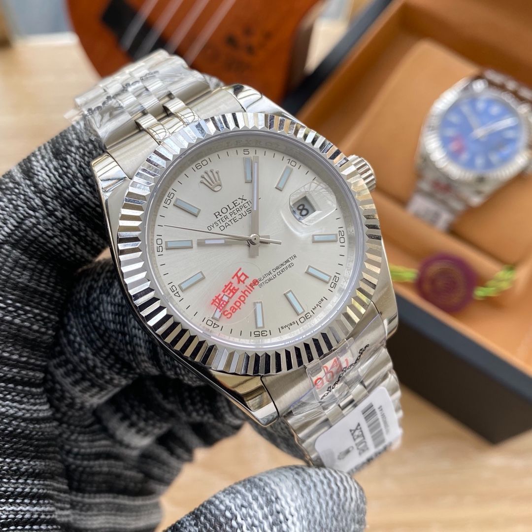 ロレックス Rolex? 高級クラシック メンズ機械式腕時計 - シチズン機芯、サファイアガラス、ダイヤモンドセットケース｜本日限定特価｜新品未使用