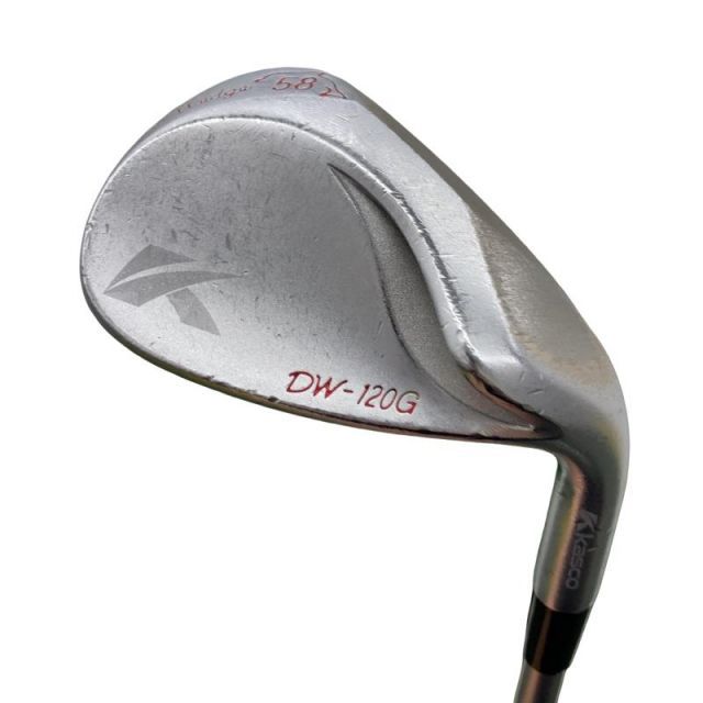 【中古】 キャスコ Dolphin Wedge DW-120G シルバー 58° ウェッジ WG Dolphin DP-201 (フレックスその他) メンズ 男性用 右利き 右用 Dランク ゴルフクラブ