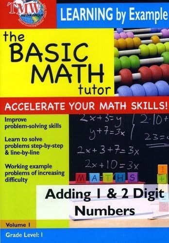 Basic Math Tutor Adding 1 & 2 Digit Numbers [DVD]
