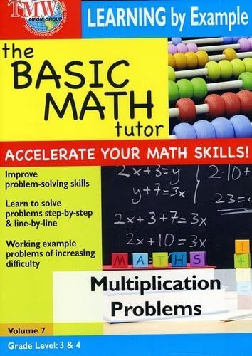 Basic Math Tutor Multiplication Problems [DVD]