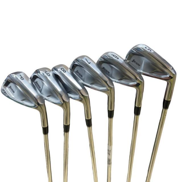 【中古】 ダンロップ SRIXON ZXi7 6S アイアンセット IR 純正特注シャフト (フレックスS) メンズ 男性用 右利き 右用 Cランク ゴルフクラブ