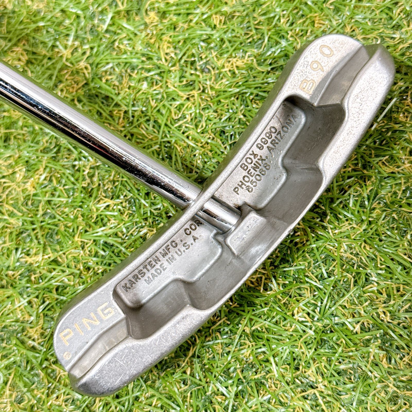 PPT-722 PING 長尺パター B90 KARSTEN 希少 希少 長尺47インチ PING B90 パター センターシャフト ピン 名器 765g