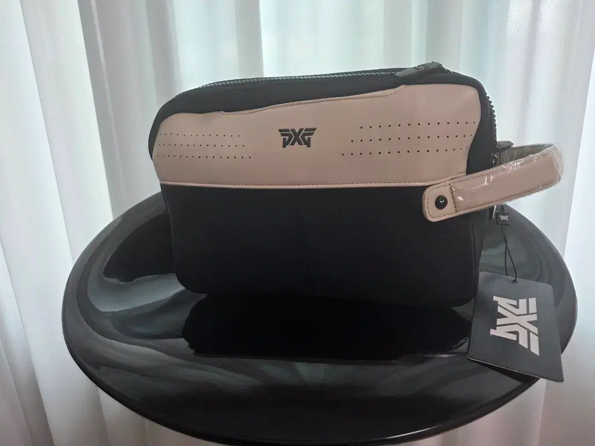 PXG ゴルフ ポーチ ブラック ベージュ