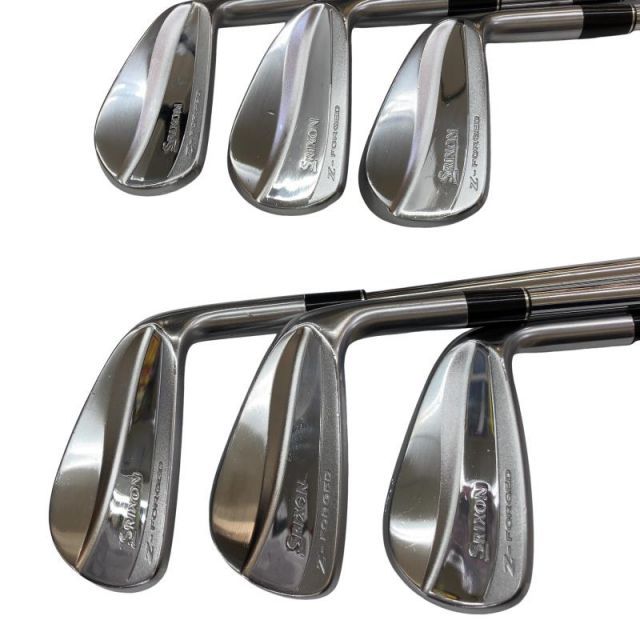 【中古】 ダンロップ SRIXON Z-FORGED 6S アイアンセット IR 純正特注シャフト (フレックスS) メンズ 男性用 右利き 右用 Cランク ゴルフクラブ