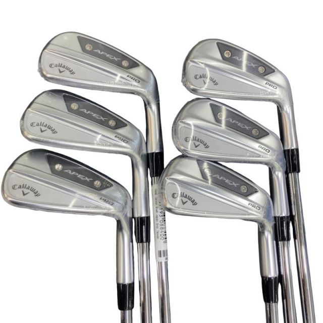 【中古】 キャロウェイ APEX PRO(2024) 6S アイアンセット IR Dynamic Gold MID 115 (フレックスS) メンズ 男性用 右利き 右用 Nランク ゴルフクラブ