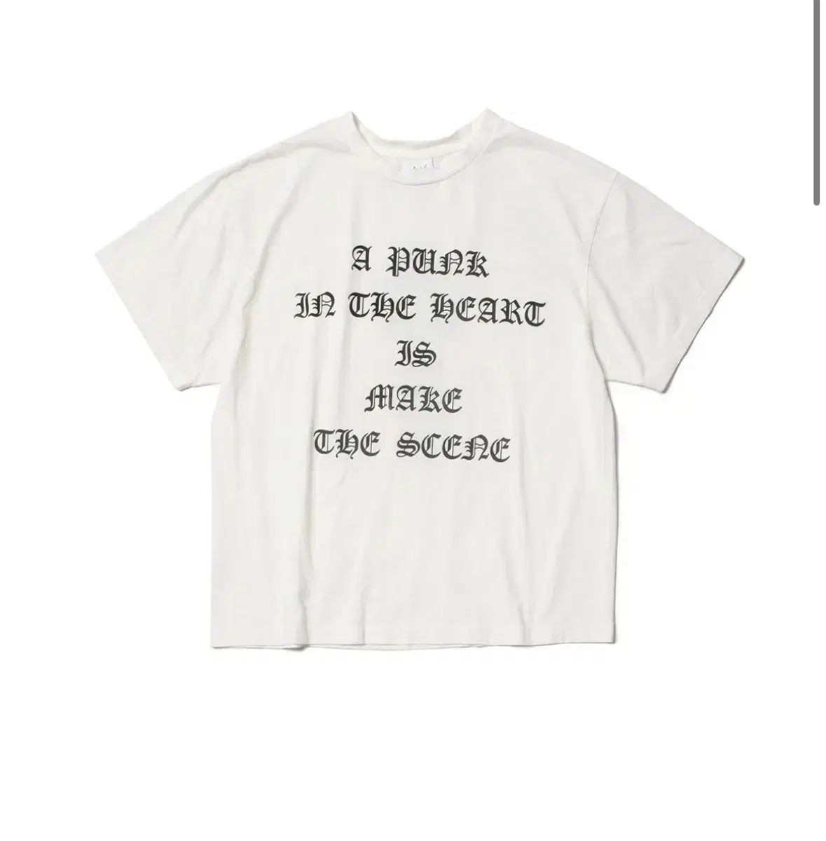 뤡코즈 MAKE THE SCENE TOUR T(ECRU)