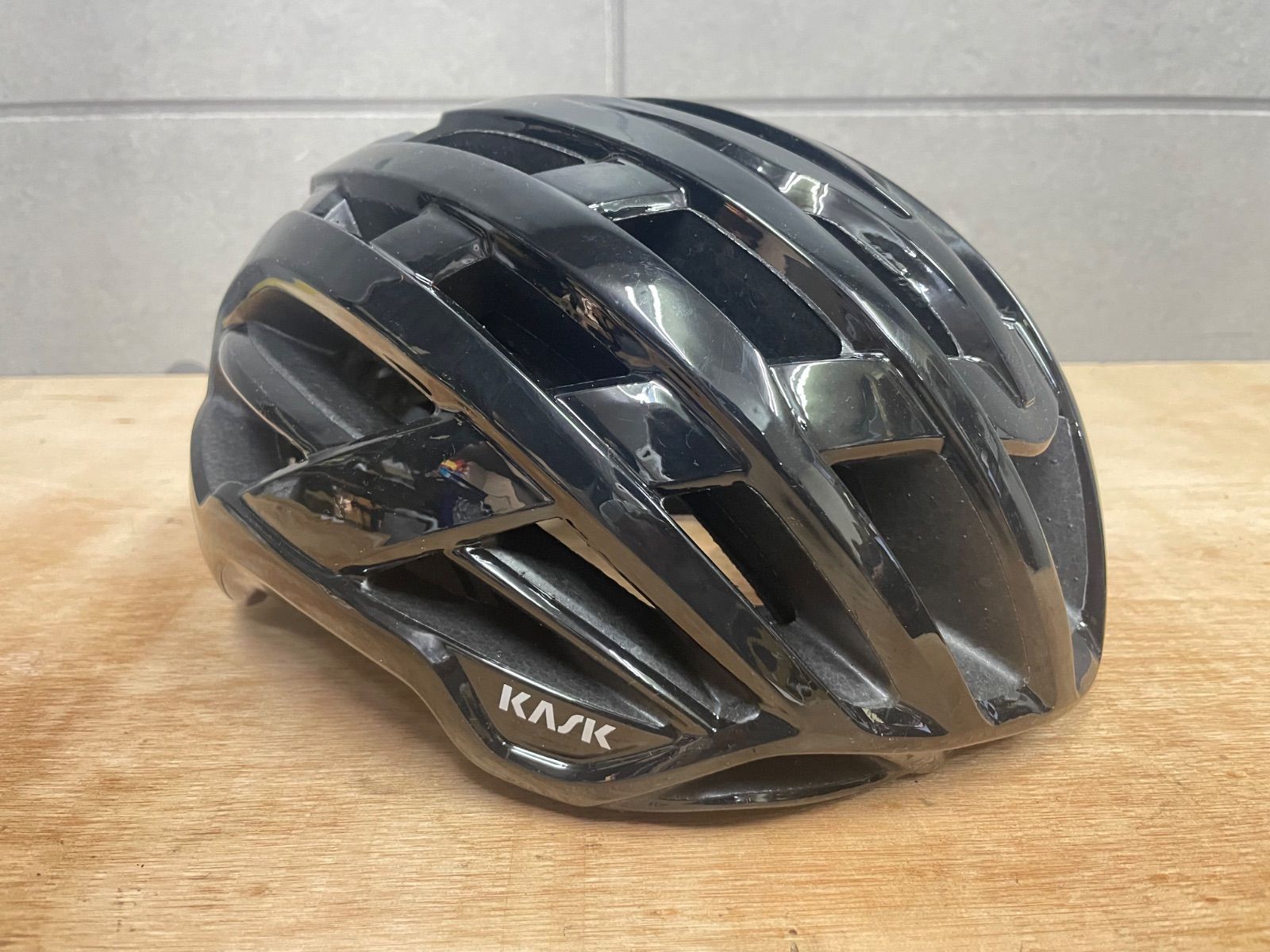 c0689 美品 ■USED■KASK カスク VALEGRO ヴァレグロ Lサイズ(59~62) 約240g ヘルメット JCF サイクルヘルメット 自転車ヘルメット ロードバイク パーツ アクセサリー