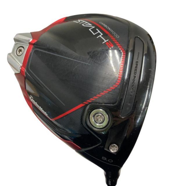 【中古】 テーラーメイド STEALTH2 9° ドライバー DR TENSEI RED TM50(STEALTH DR) (フレックスS) メンズ 男性用 右利き 右用 Cランク ゴルフクラブ