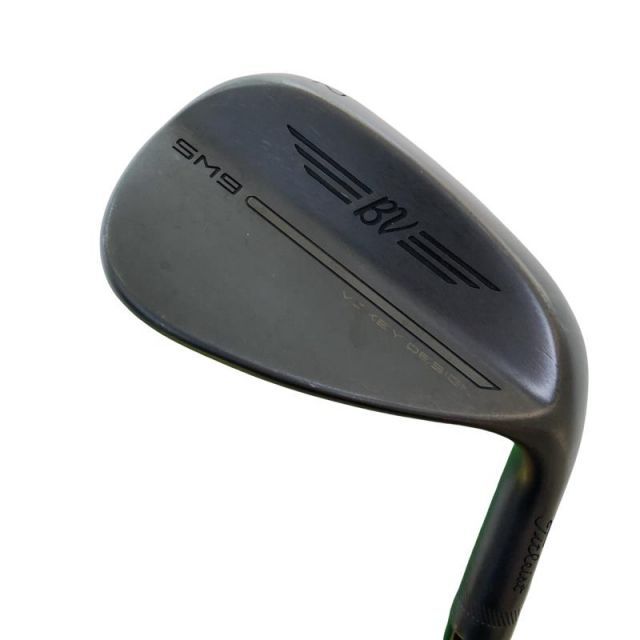 【中古】 タイトリスト VOKEY SPIN MILLED SM9 ジェットブラック 52°/12°F ウェッジ WG 純正特注シャフト (フレックスX) メンズ 男性用 右利き 右用 Cランク ゴルフクラブ