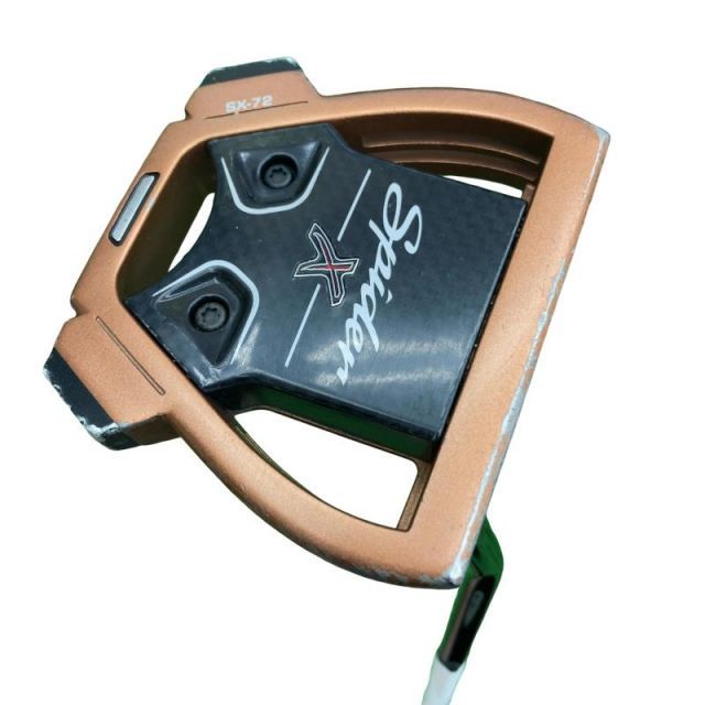 【中古】 テーラーメイド Spider X COPPER/WHITE シングルベンド 34インチ パター PT スチール(ブラック) (フレックスその他) メンズ 男性用 右利き 右用 Cランク ゴルフクラブ