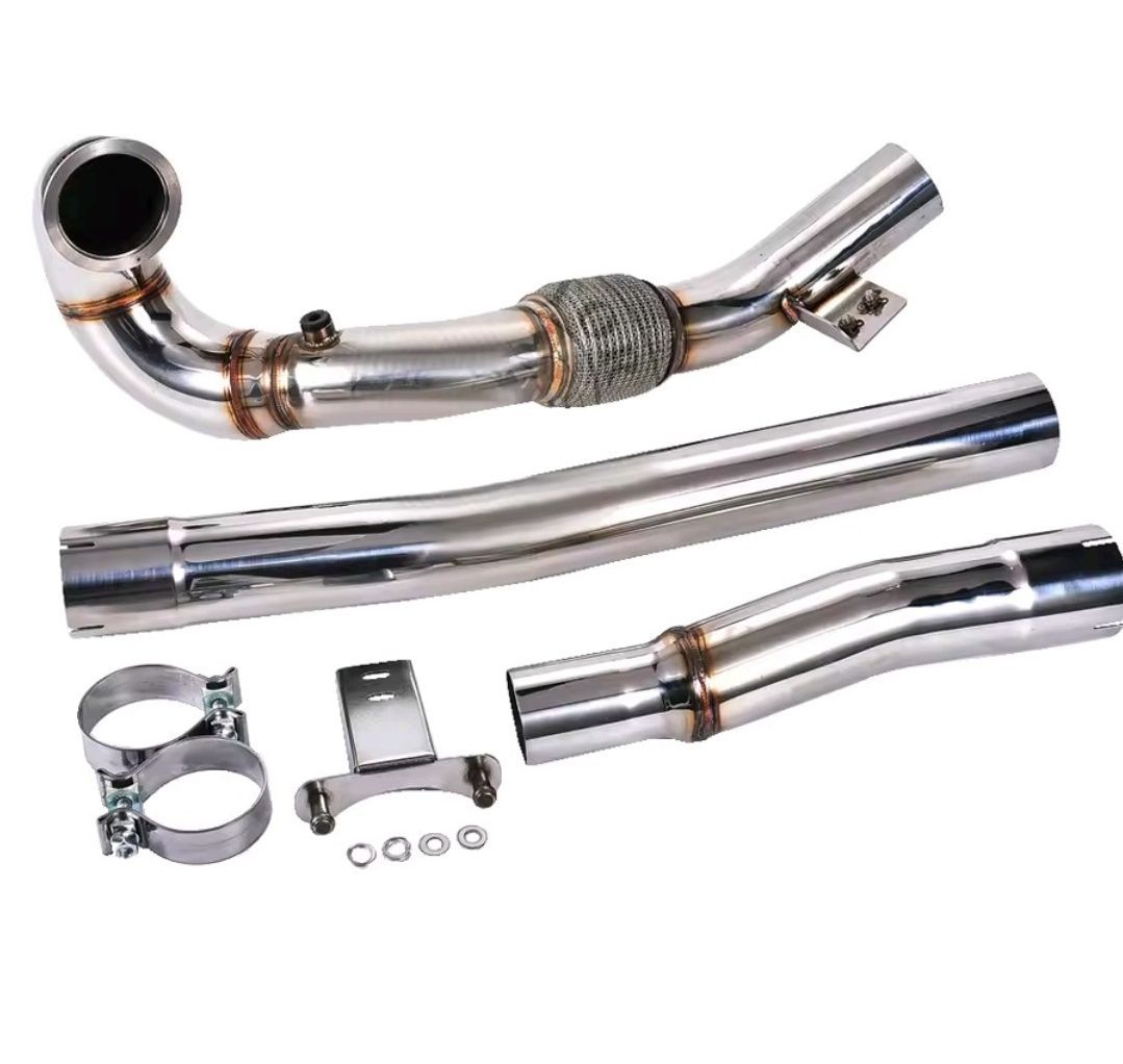 ダウンパイプ Mqb mk7 mk7.5 Golf r a3 quattros3 8v 8s tt tts 2.0 tfsi 2014 for Golf mk7 r 2.0 t 2014 a3 s3 8v 2.0 t 2014 CBQ086