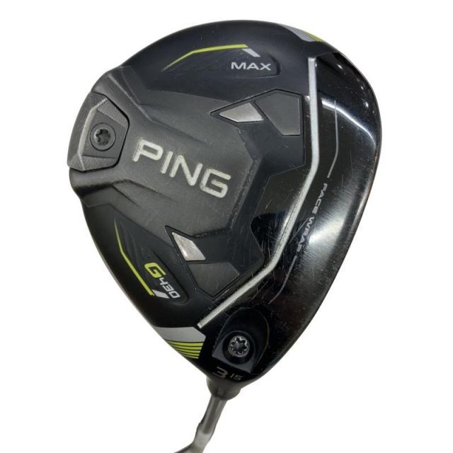 【中古】 ピン G430 MAX 3W フェアウェイウッド FW ALTA J CB BLACK(FW) (フレックスS) メンズ 男性用 右利き 右用 Cランク ゴルフクラブ