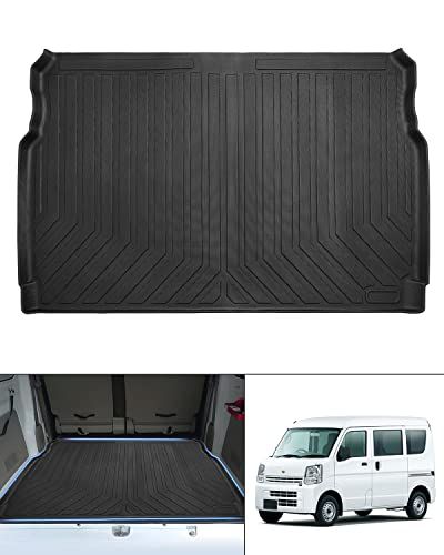 Mixsuper スズキ エブリイバン DA17V ラゲッジマット 3D トランクマット ラゲッジトレイ SUZUKI EVERY DA17V 2015年2月-現行 立体カーゴマット ラゲージマット 防水マット 耐摩擦 耐汚れ TPE素材 車 aef2c7f9