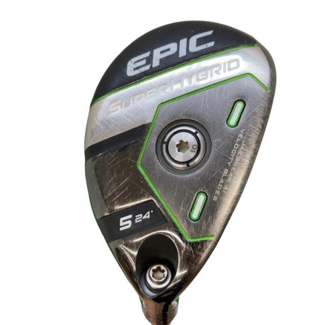【中古】 キャロウェイ EPIC SUPER HYBRID U5 ユーティリティ UT リシャフト (フレックスその他) メンズ 男性用 右利き 右用 Cランク ゴルフクラブ