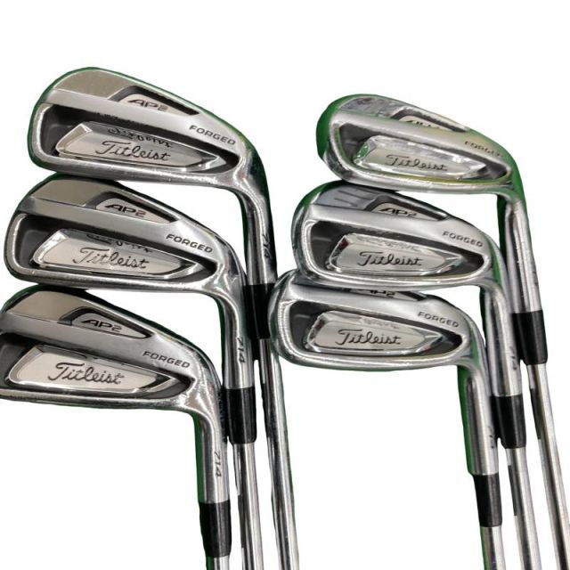 【中古】 タイトリスト Titleist AP2 714 6S アイアンセット IR Dynamic Gold (フレックスS) メンズ 男性用 右利き 右用 Cランク ゴルフクラブ