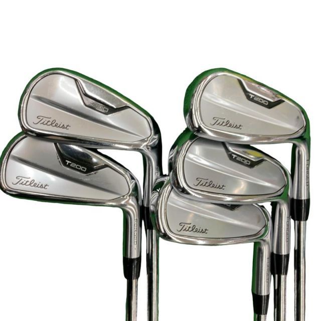 【中古】 タイトリスト Titleist T200(2021) 5S アイアンセット IR NS PRO 880 AMC (フレックスS) メンズ 男性用 右利き 右用 Cランク ゴルフクラブ