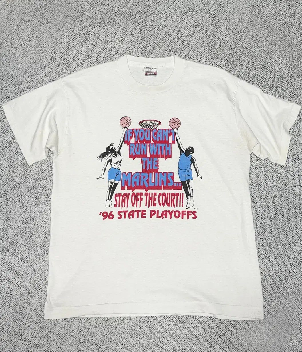 90s ヴィンテージ 1996 Marlins State Playoffs Tシャツ