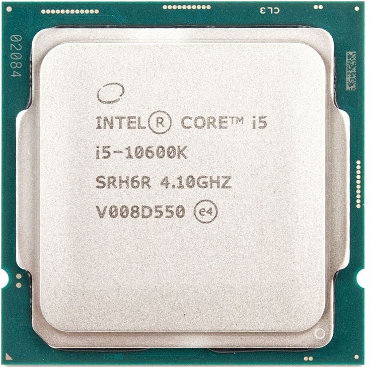 Intel Core i5-10600K SRH6R 6C 12T 4.1GHz to 4.8GHz Socket 1200 Comet Lake 14NM 12MB 125W Apr
