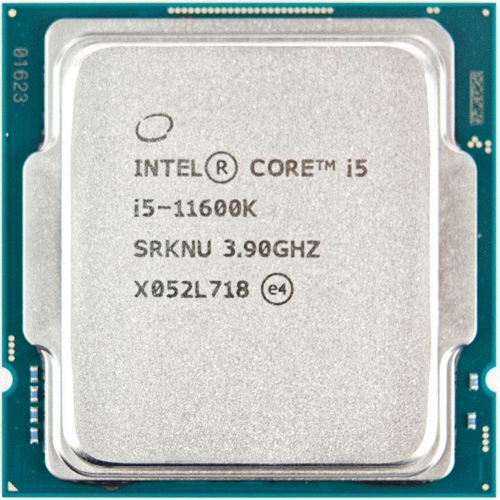Intel Core i5-11600K SRKNU 6C 12T 3.9GHz to 4.9GHz Socket 1200 Rocket Lake 14NM 12MB 125W Mar