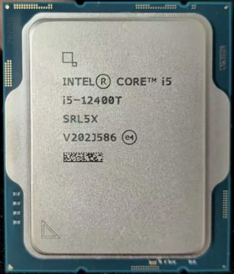 Intel Core i5-12400T 6C 12T 1.8GHz to 4.2GHz Socket 1700 Alder Lake-S 10NM 18MB 35W Jan 2022