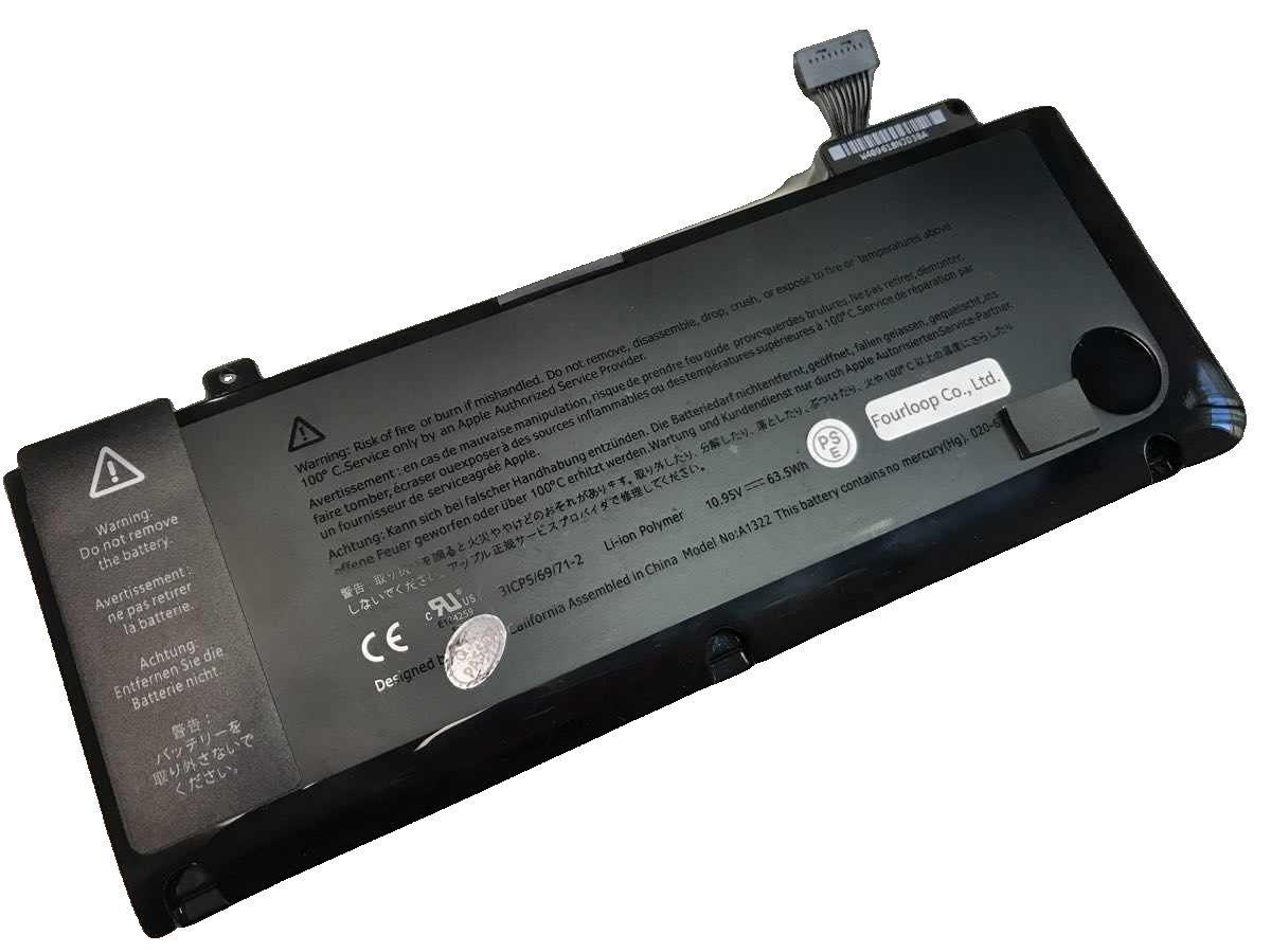 【純正】Macbook pro 13-inch mc700b/a 10.95V 63.5Wh apple ノート PC ノートパソコン 純正 バッテリー 電池