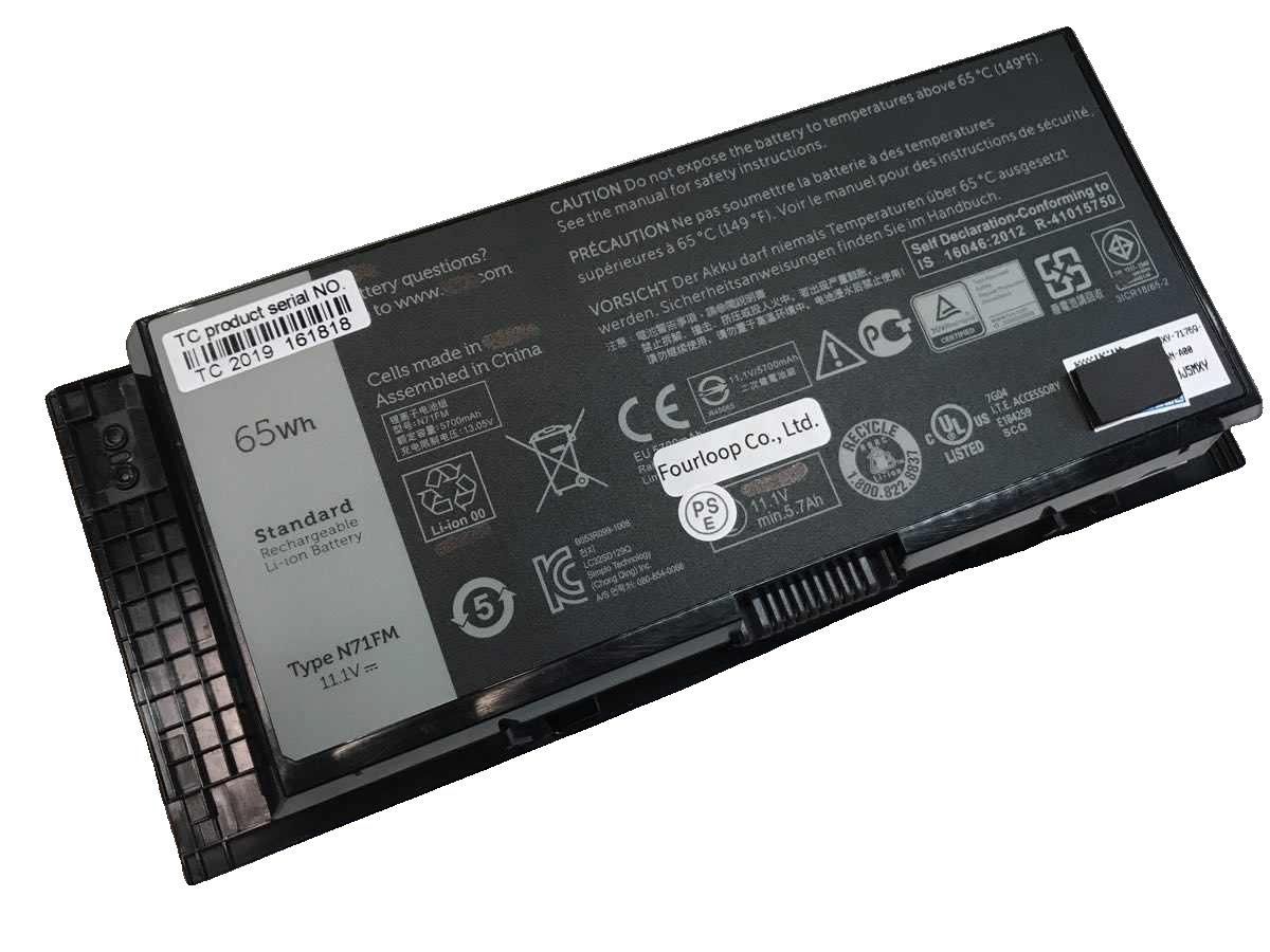 【純正】9gp08 11.1V 65Wh dell ノート PC ノートパソコン 純正 バッテリー 電池
