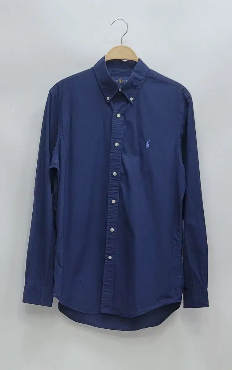 POLO ポロ ラルフローレン ポプリン ストレッチ シャツ / Mサイズ ネイビー