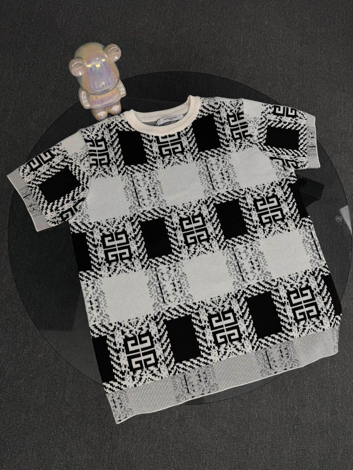 【今日特価】Givenchy 25SS ?印提花 ニット T シャツ