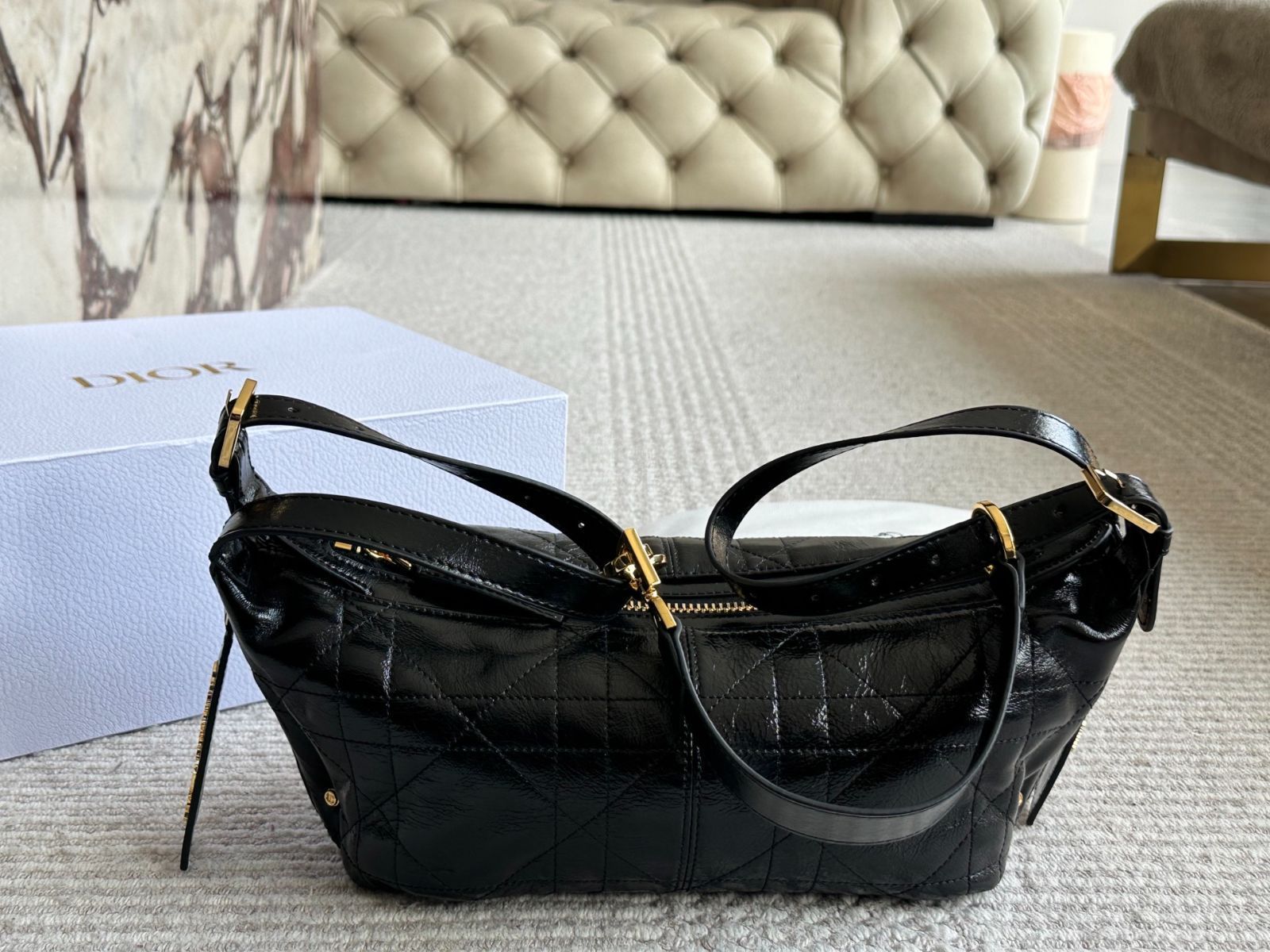 【今日特価】Dior Monogram Bento Bag ディオール モノグラム ベント バッグ-WTO輸入1