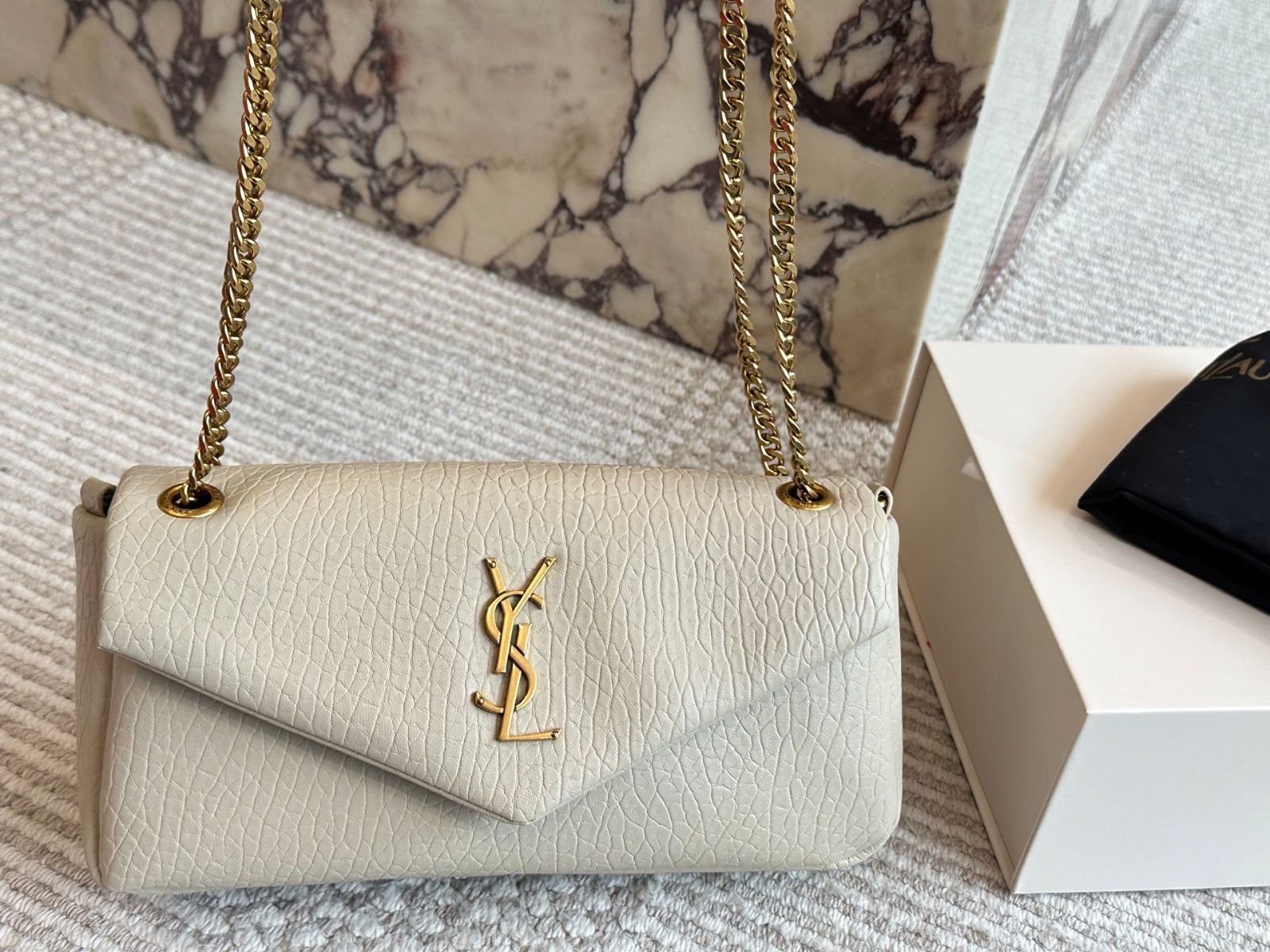 【今日特価】YSL Calypso Chain Bag イエスエルエス カリプソ チェーンバッグ-WTO輸入2