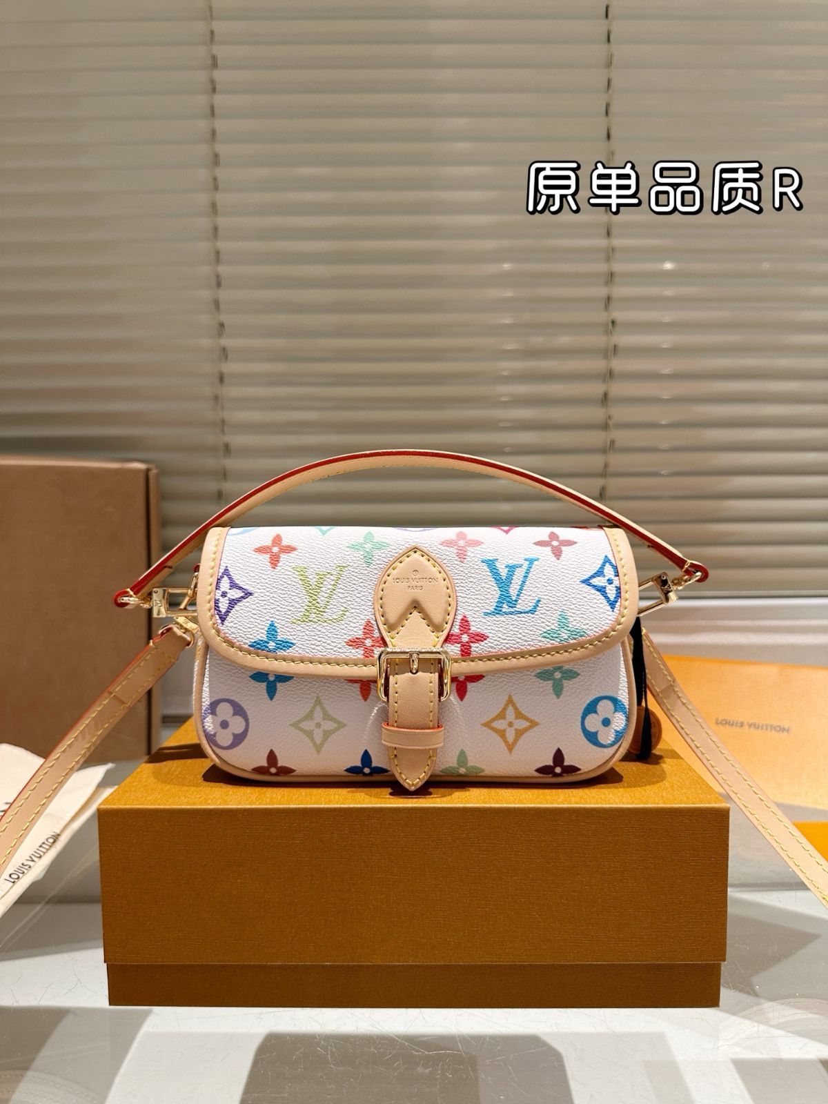 【今日特価】LV Nano Diane Leather Underarm Baguette ルイ・ヴィトン ナノ ダイアン 牛皮 アームバッグ