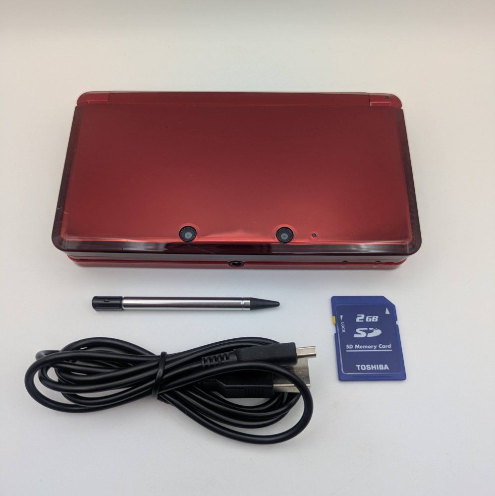 【動作品】ニンテンドー3DS フレアレッド