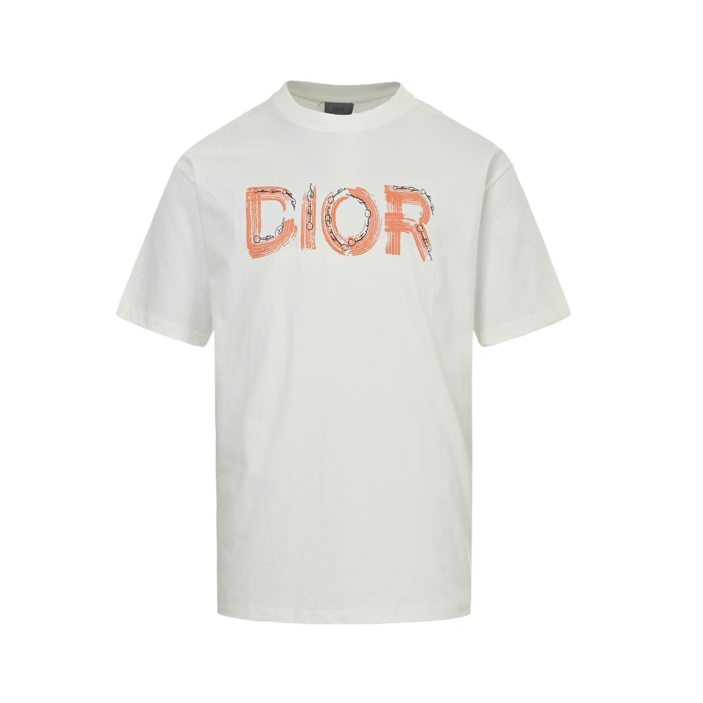 【今日特価】Dior 25ss 手描き文字プリント T シャツ