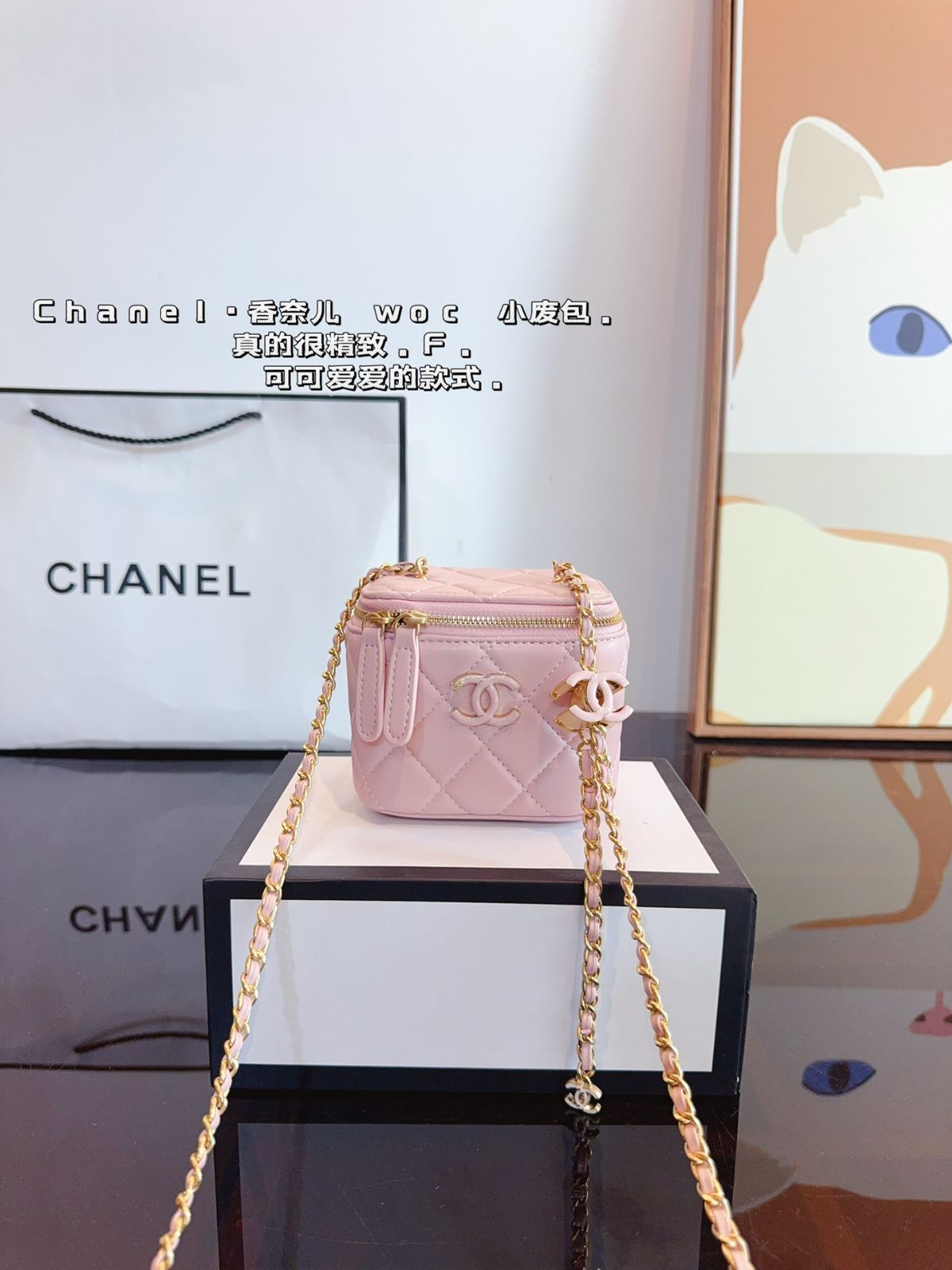 【今日特価】CHANEL 香奈儿 エナメル調整クリックメイクバッグ エレガンス満点！-WT0輸入