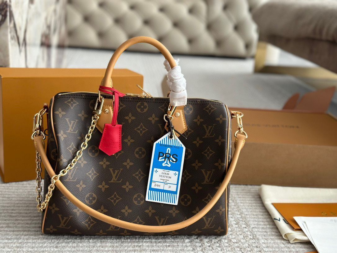 【今日特価】Louis Vuitton 2024 New Speedy30 Pillow Bag・ルイ・ヴィトン 2024 年新作 スピーディ 30 ピローバッグ-WTO輸入2