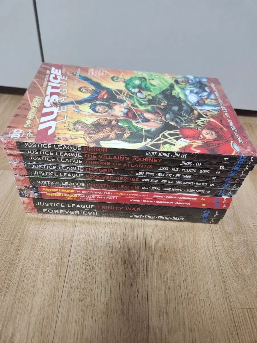 dc コミックス ニュー 52 ジャスティス リー セット 未開封