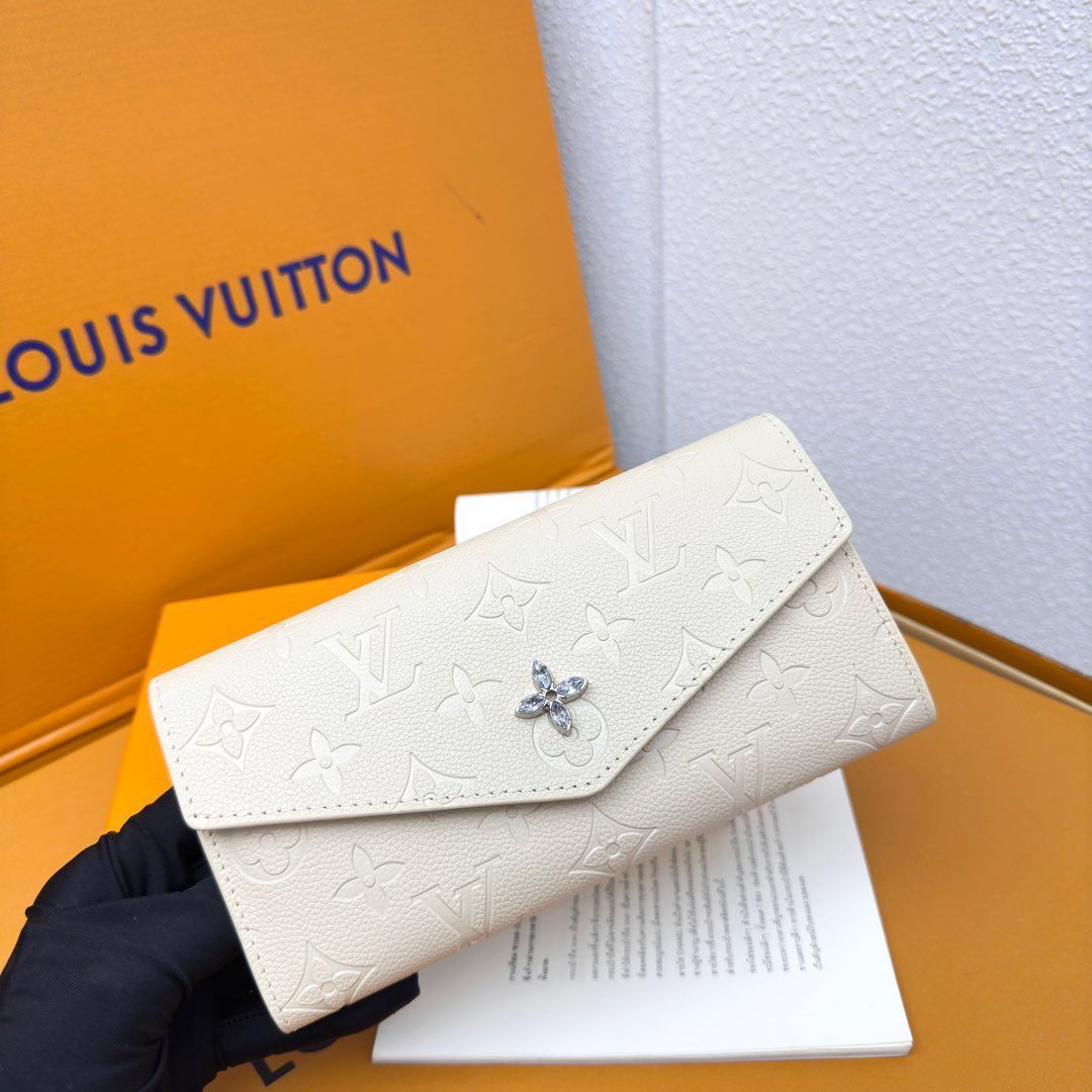 【本日限定特価】ルイヴィトン LV ポルトフィーユ リサ モノグラムエンプレイントレザー コンパクトウォレット [本日特価|新品未使用品]