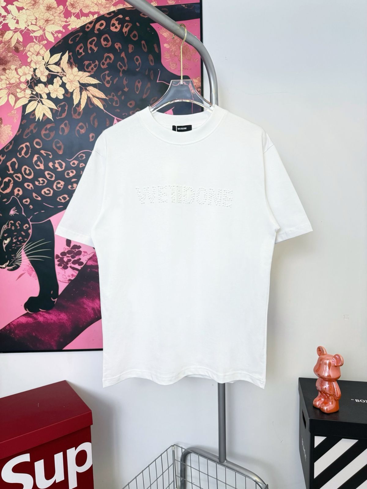 【今日特価】WE11DONE レーザーシーケンス T シャツ