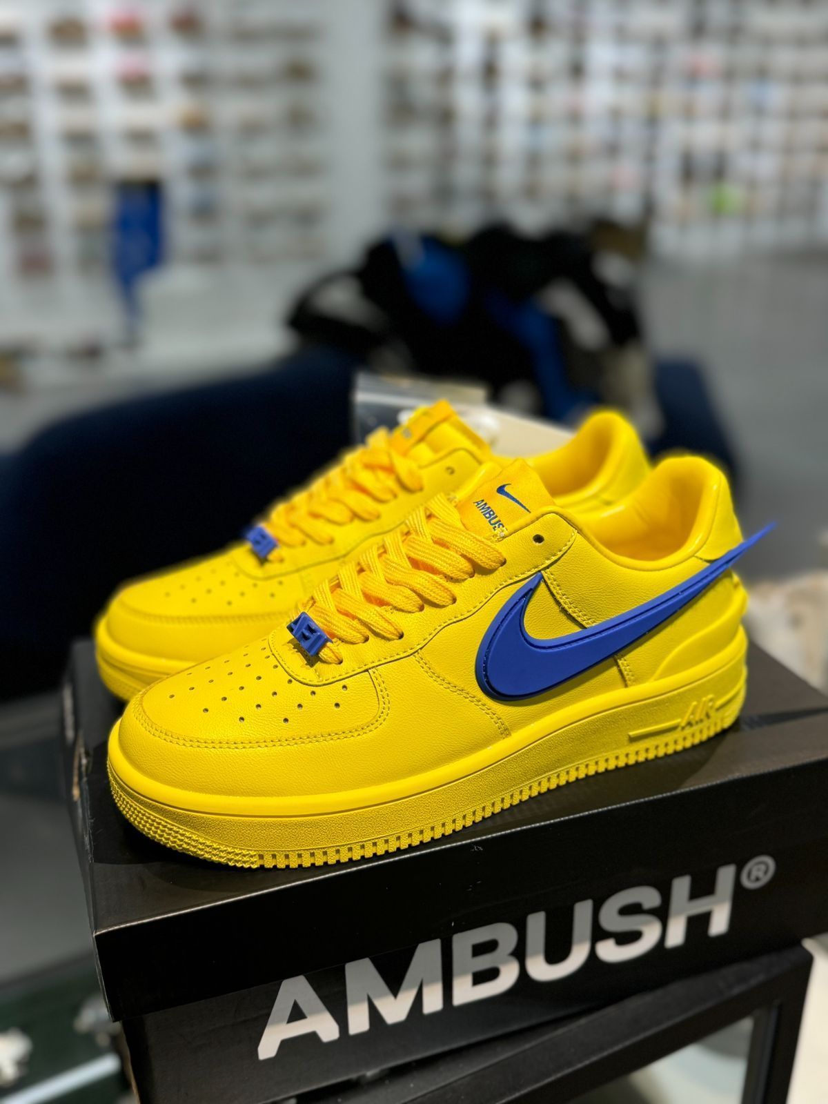 NIke Air Force 1 '07 Low AMBUSH 連名ビッグフック黄色