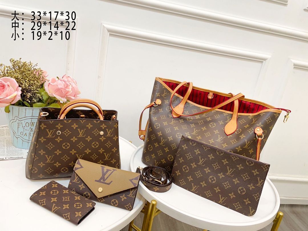 送料無料 LOUIS VUITTON ルイヴィトン ハンドバッグ トートバッグ 財布 3点セット