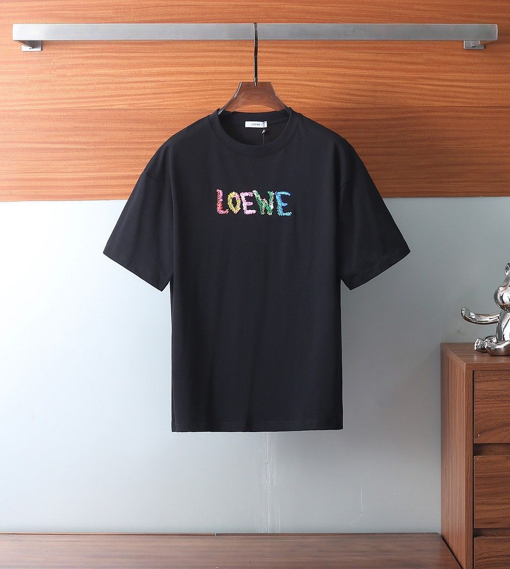 【今日特価】Loewe レインボーレター ニット T シャツ