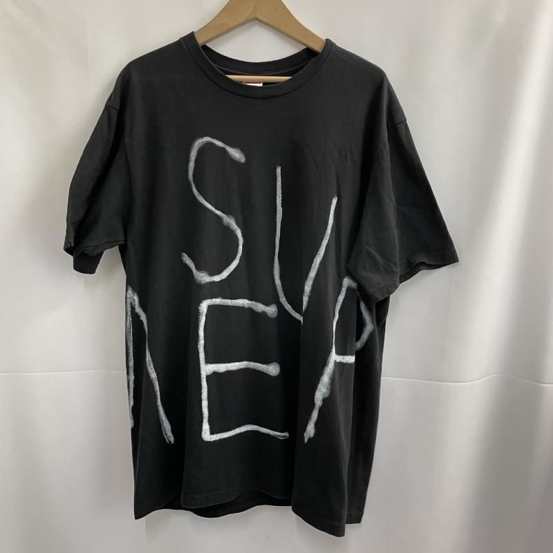 【中古】Supreme 25SS Painted Tee サイズL ブラック シュプリーム ペインテッド Tシャツ[19]