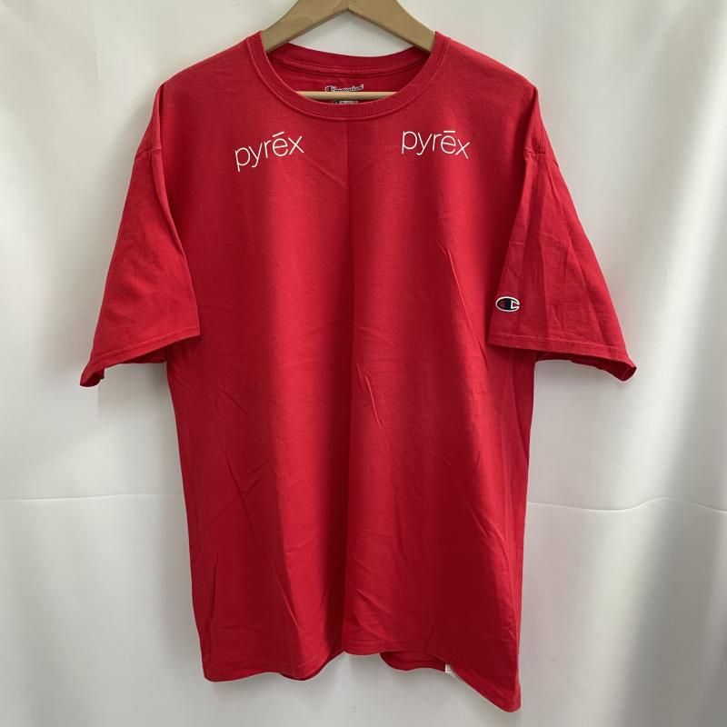 【中古】PYREX VISION Tシャツ 23 レッド サイズXL ※穴あり パイレックスヴィジョン[19]