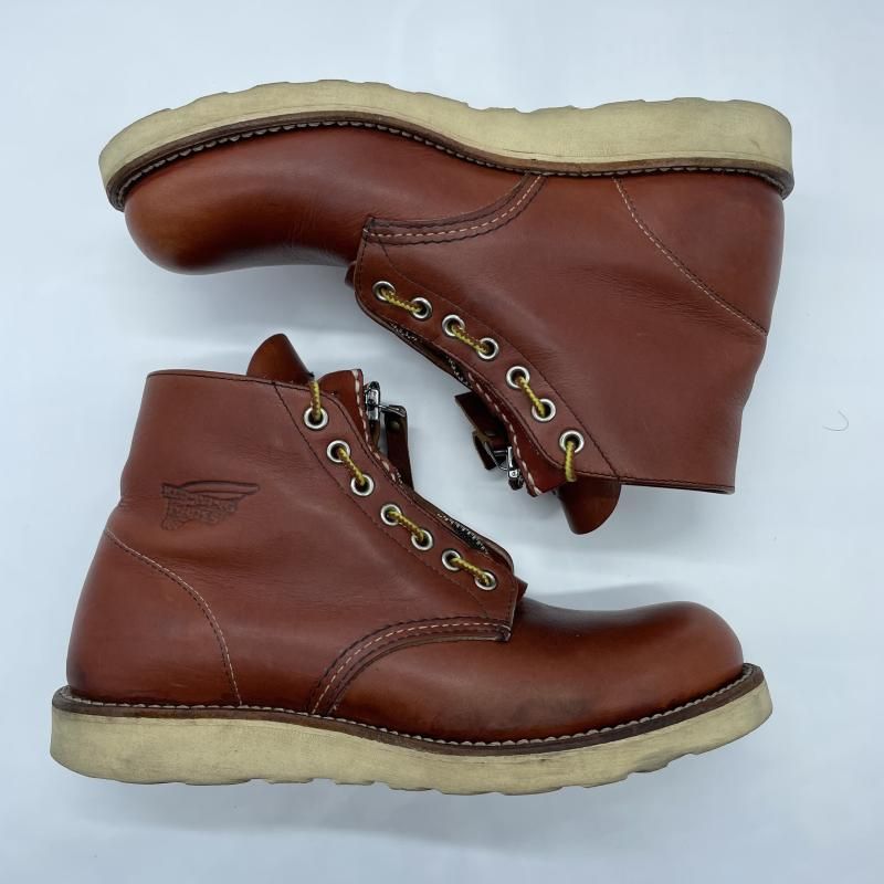 中古】RED WING 11年製 刺繍羽根タグ アイリッシュセッター 25.5cm