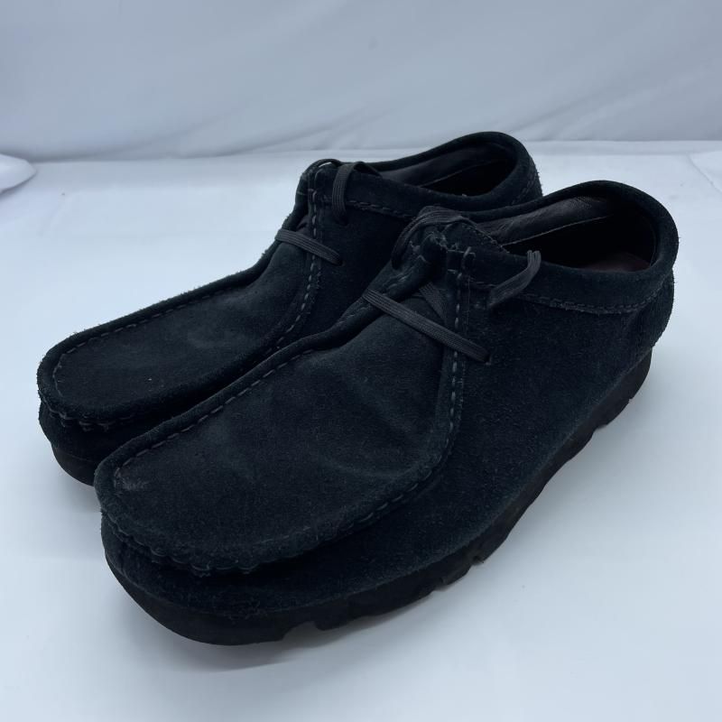 美品✨ クラークス 26.5 ワラビー ゴアテックス スエード 21621 中古】Clarks ワラビー 27.5cm 21621 ブラッククラークス ゴアテックス
