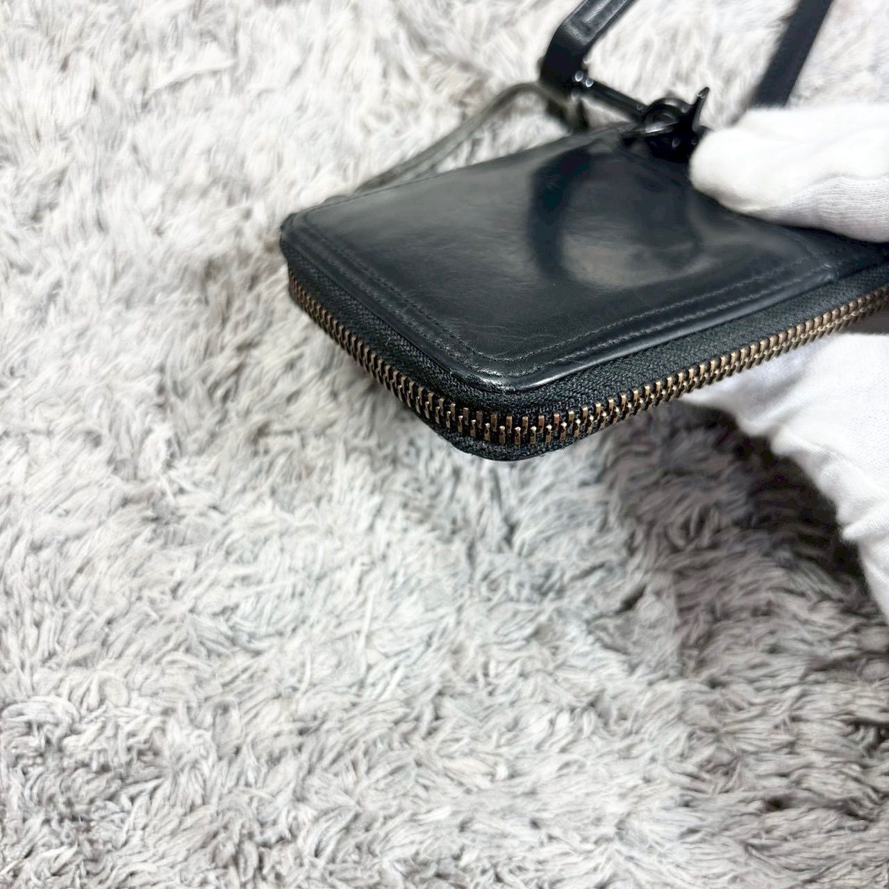 PORTER ポーター 吉田カバン 二つ折り財布 ラウンドジップ 本革 