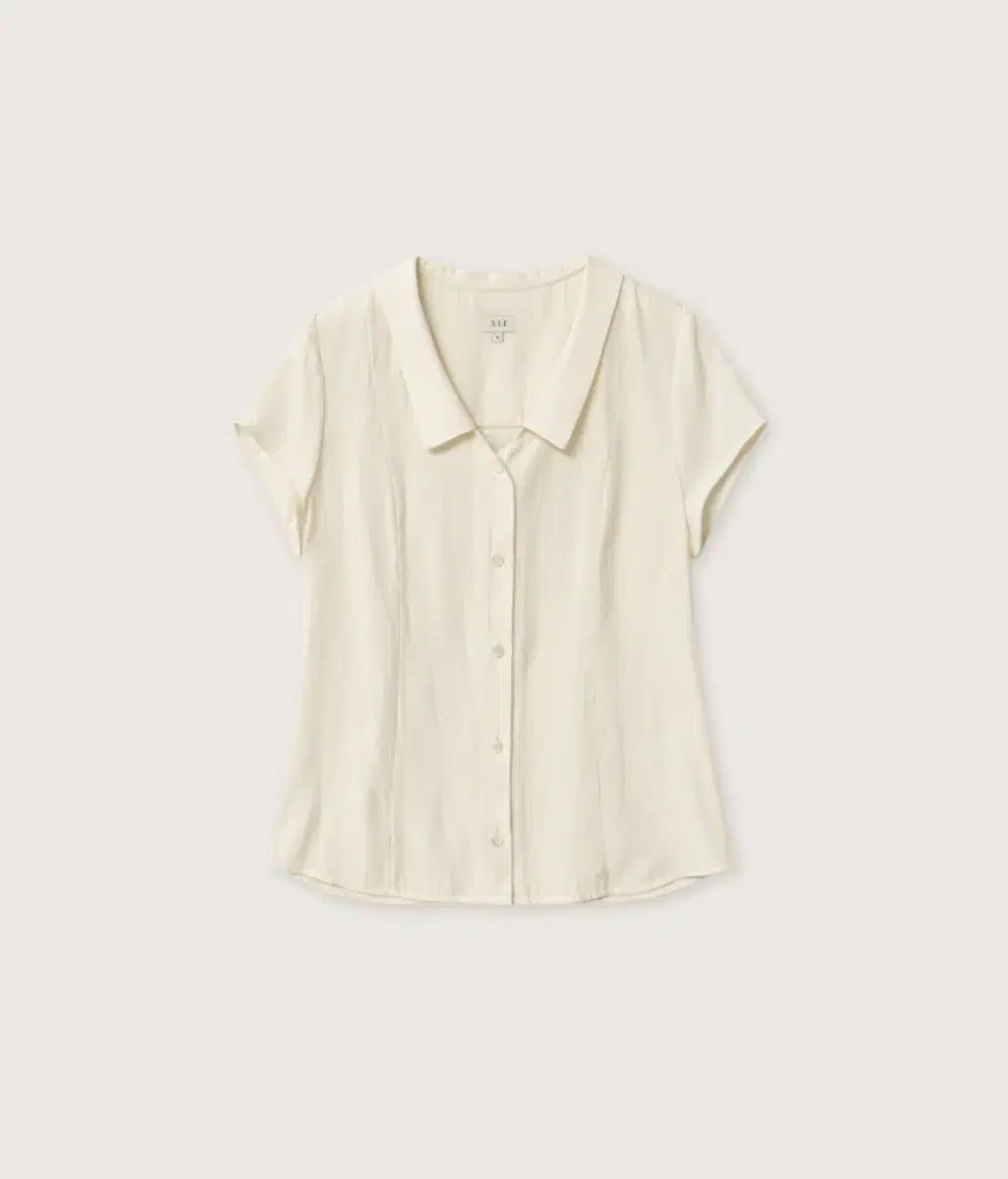 新品) シエ SIE ソフィー キャップスリーブ ブラウス クリーム M 半袖 夏 ゲストルック