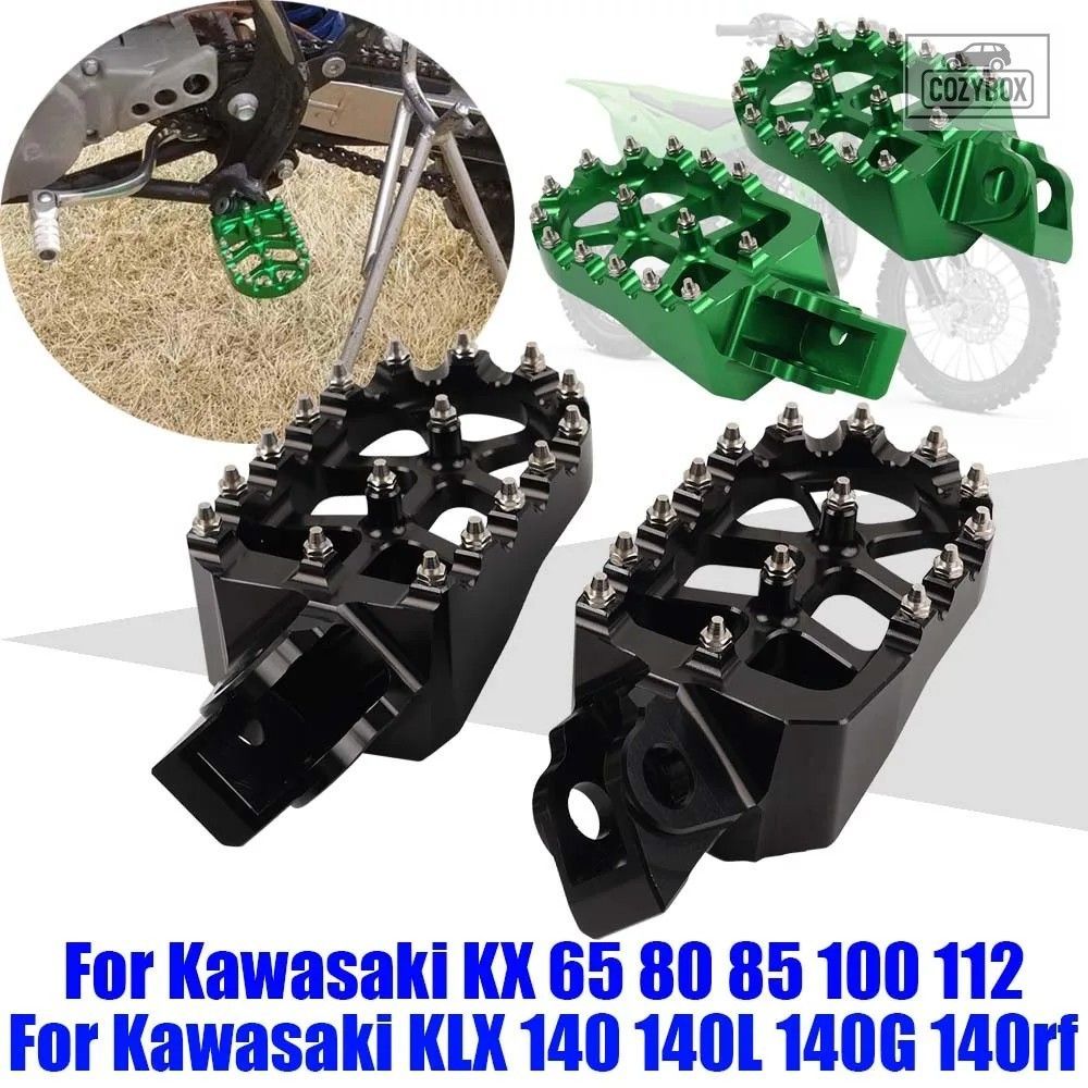 オートバイ アクセサ リーフットレストフットペグフットペグレスト ペダル Kawasaki K