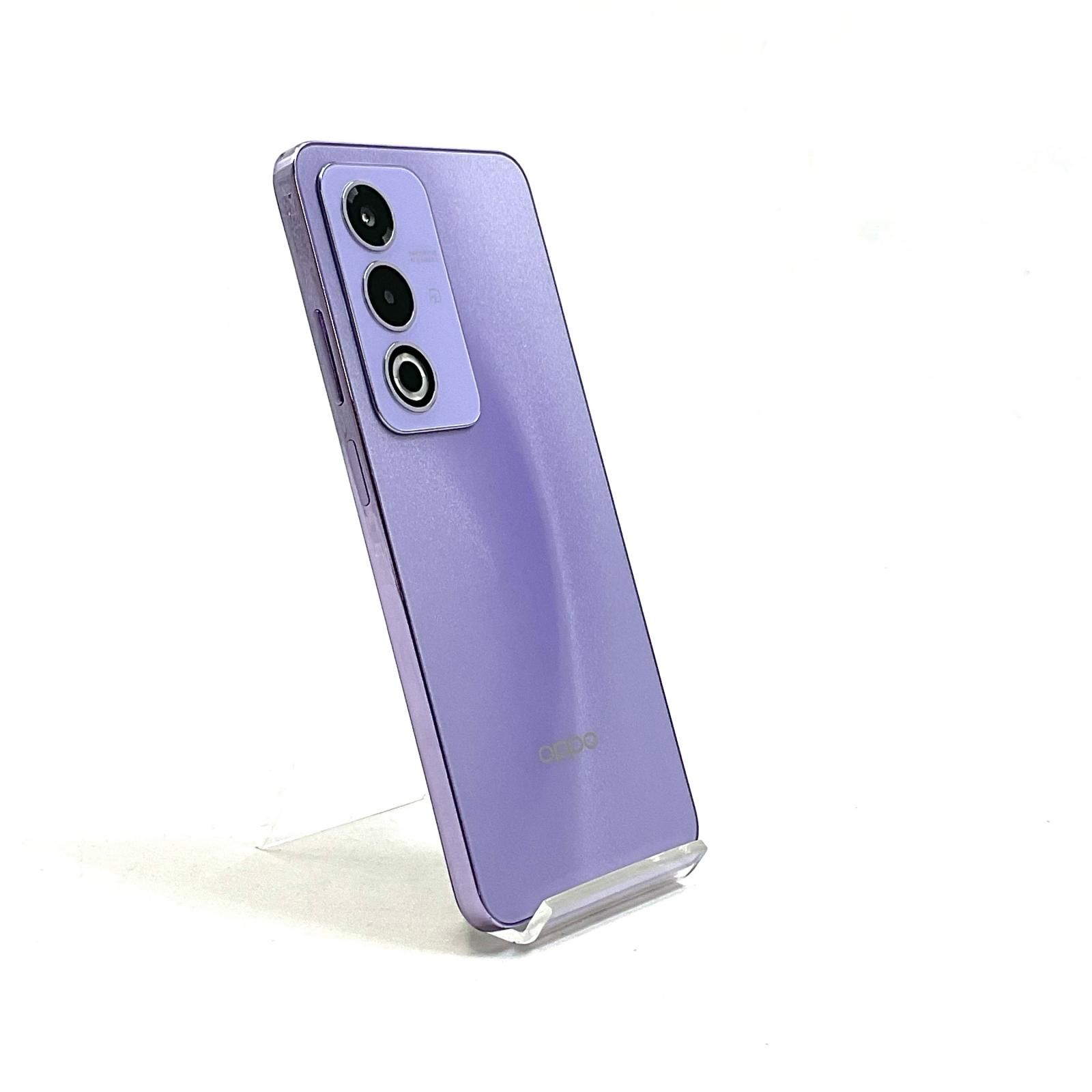 【全額返金保証】【最速発送】OPPO A 3 5G 128GB パープル 楽天モバイル CPH2639 白ロム 動作確認済